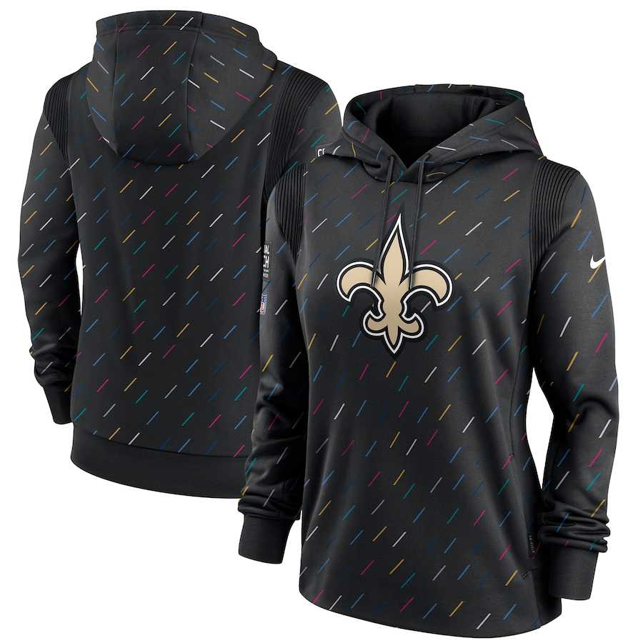 Women's New Orleans Saints Nike Anthracite 2021 NFL Crucial Catch Therma Pullover Hoodie,We sell and wholesale Women's New Orleans Saints Nike Anthracite 2021 NFL Crucial Catch Therma Pullover Hoodie on line form chian!